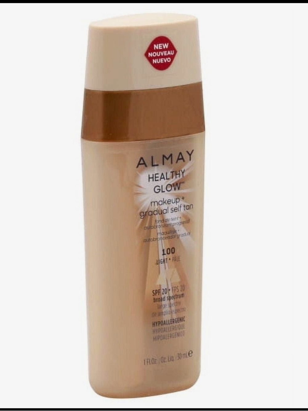 Almay Makeup and Gradual Self Tan- Light 20 SPF